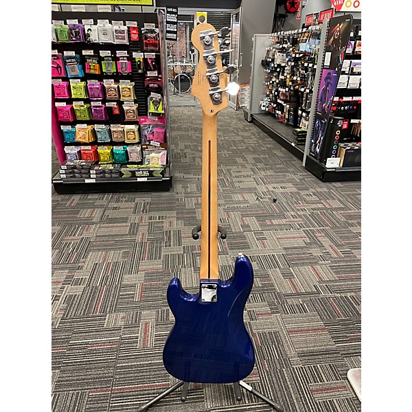 Used Squier Affinity Precision Bass Lake Placid Blue Electric Bass Guitar