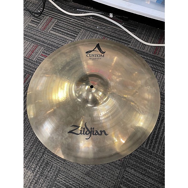 Used Zildjian 20in A CUSTOM MEDIUM RIDE Cymbal