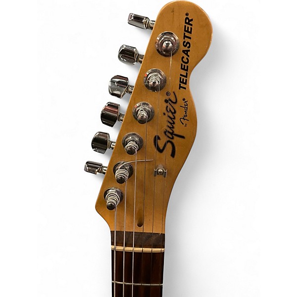 Used Fender Vintage Modified Telecaster Thinline Black Hollow Body Electric Guitar