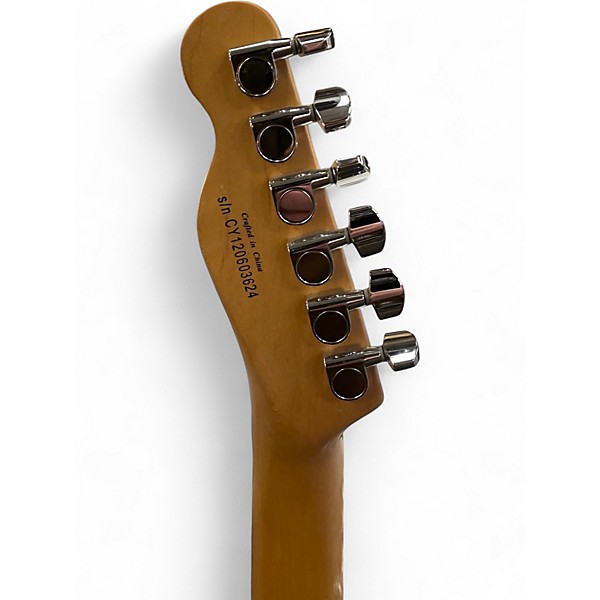 Used Fender Vintage Modified Telecaster Thinline Black Hollow Body Electric Guitar