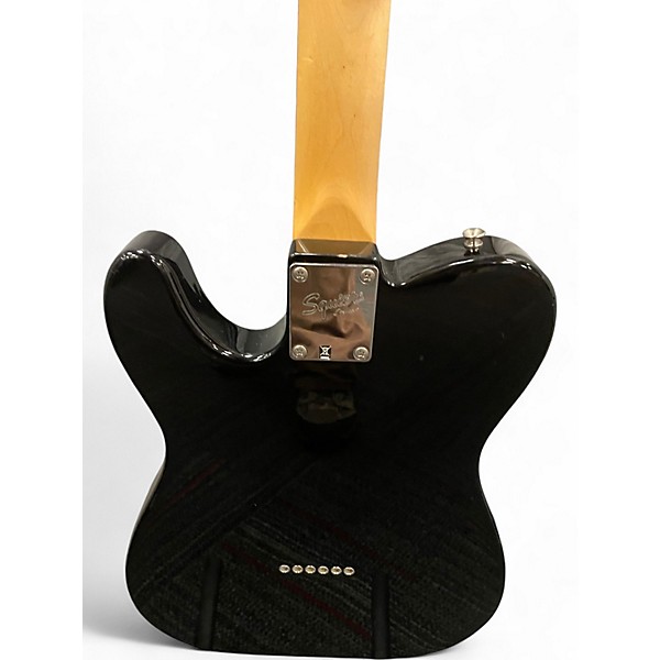 Used Fender Vintage Modified Telecaster Thinline Black Hollow Body Electric Guitar