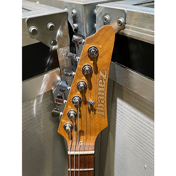 Used Ibanez AZ24S1F-VLS Violin Sunburst Solid Body Electric Guitar