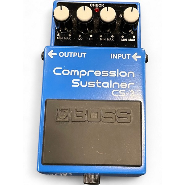Used BOSS CS3 Compressor Sustainer Effect Pedal