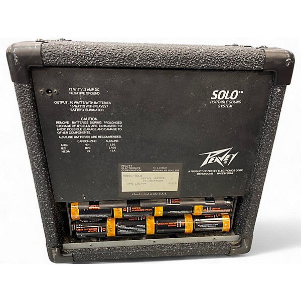 Used Peavey SOLO PORTABLE SOUND SYSTEM Guitar Combo Amp