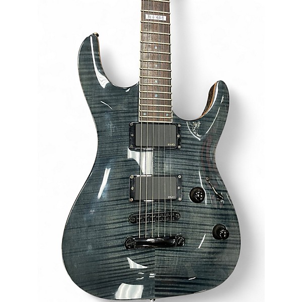 Used 2006 ESP LTD H400 Trans Black Solid Body Electric Guitar
