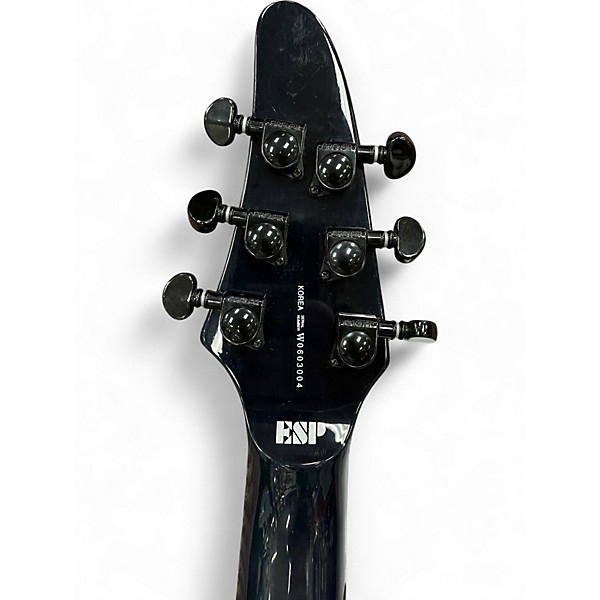 Used 2006 ESP LTD H400 Trans Black Solid Body Electric Guitar