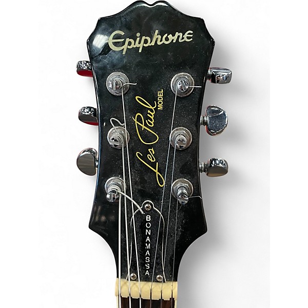 Used Epiphone Joe Bonamassa Les Paul Gold Top Solid Body Electric Guitar