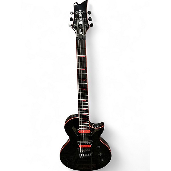 Used Krammer Assault 220 Black Solid Body Electric Guitar