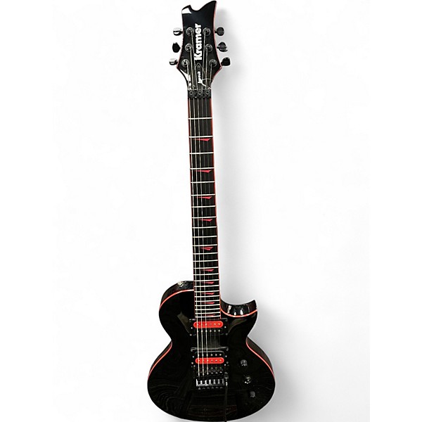 Used Krammer Assault 220 Black Solid Body Electric Guitar