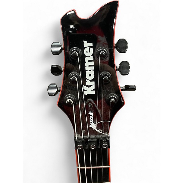 Used Krammer Assault 220 Black Solid Body Electric Guitar