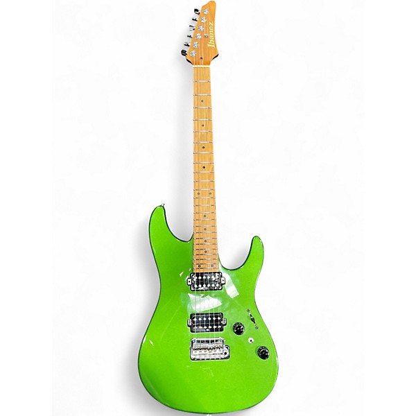 Used 2025 Ibanez AZ2402AGM Apple Green Metallic Solid Body Electric Guitar