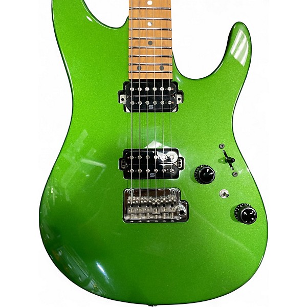 Used 2025 Ibanez AZ2402AGM Apple Green Metallic Solid Body Electric Guitar