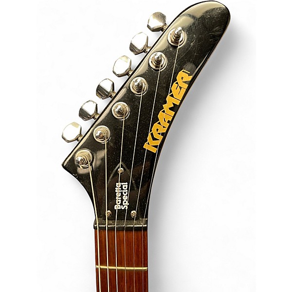Used Kramer Baretta Special White Checkerboard Solid Body Electric Guitar