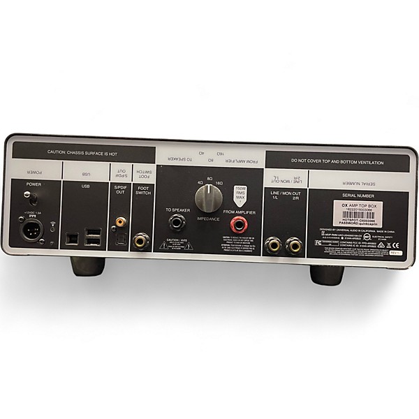 Used Universal Audio ox amp top Audio Interface