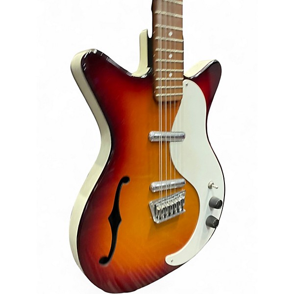 Used Danelectro D59-12-CS Cherry Sunburst Hollow Body Electric Guitar