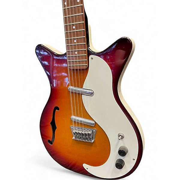 Used Danelectro D59-12-CS Cherry Sunburst Hollow Body Electric Guitar