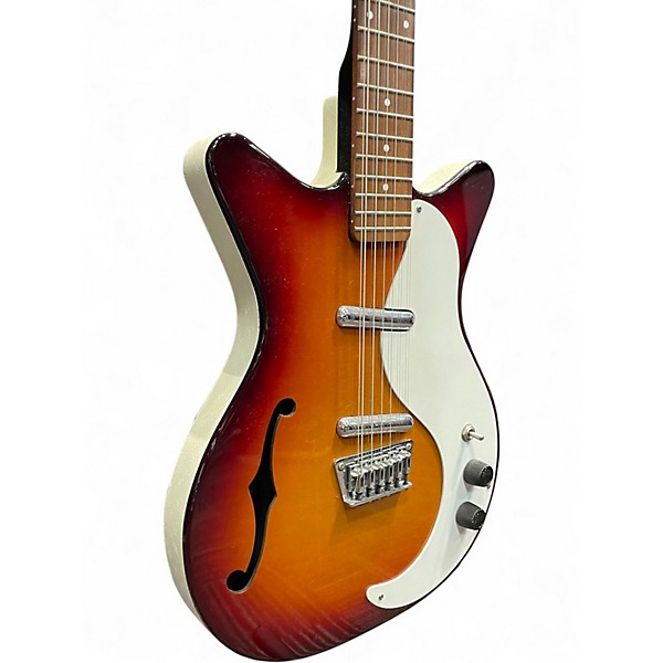 Used Danelectro D59-12-CS Cherry Sunburst Hollow Body Electric Guitar