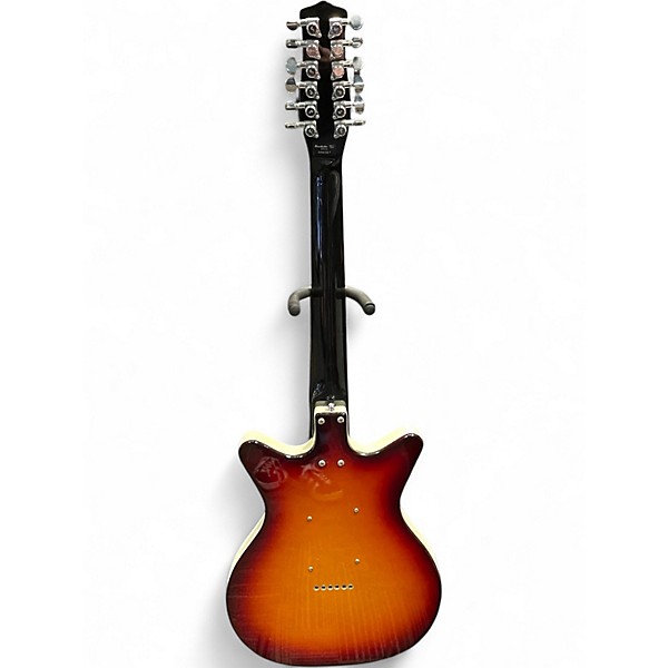 Used Danelectro D59-12-CS Cherry Sunburst Hollow Body Electric Guitar