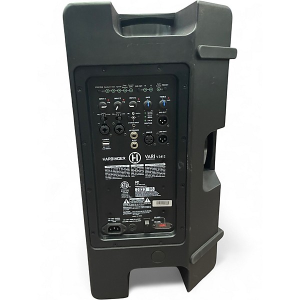 Used Harbinger VARI V3412 Powered Speaker