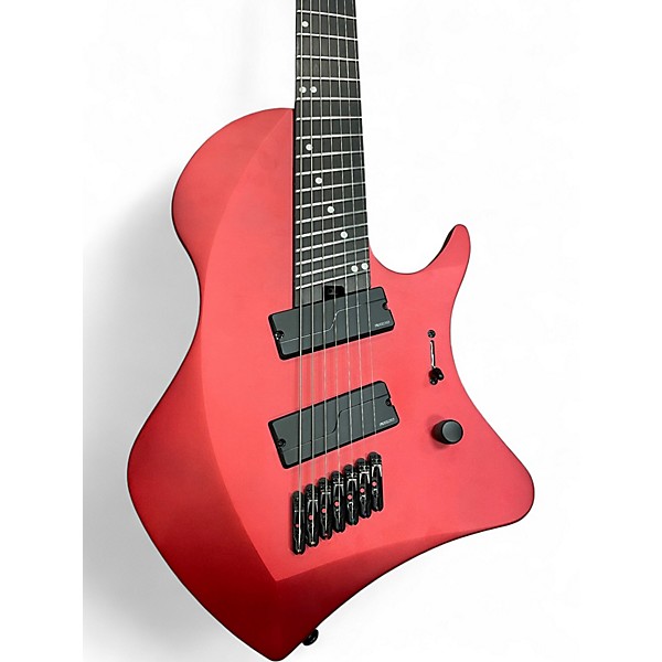 Used ABASI LARADA LEGION 7 CRIMSON METALLIC Solid Body Electric Guitar
