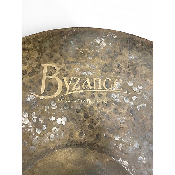 Used MEINL 18in Byzance Extra Dry Thin Ride Cymbal