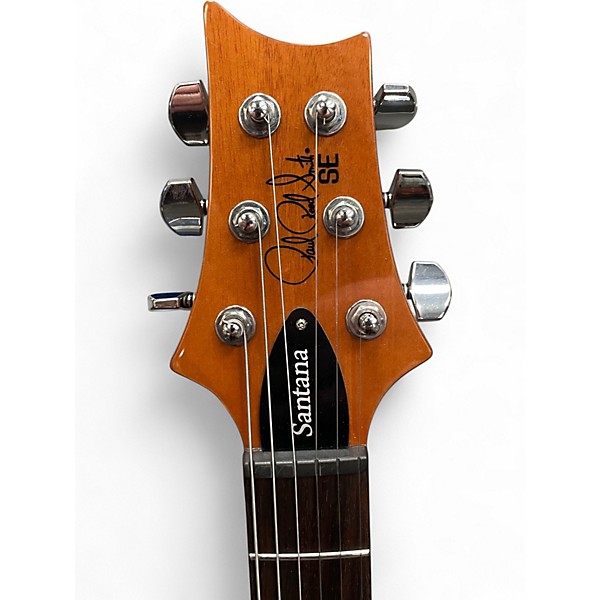 Used PRS Carlos Santana Signature SE SANTANA YELLOW Solid Body Electric Guitar