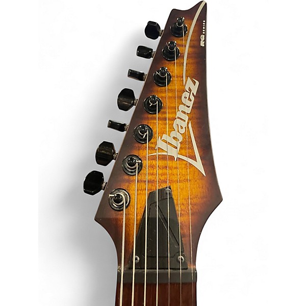 Used Ibanez RGA742FM DRAGON EYE BURST Solid Body Electric Guitar