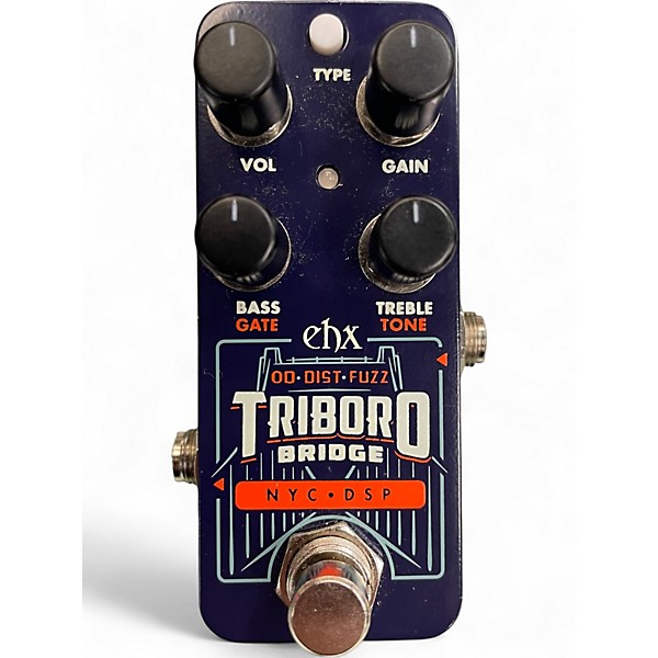 Used Electro-Harmonix triboro bridge Effect Pedal