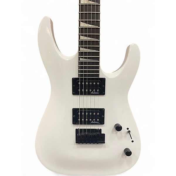 Used Jackson JS22 Dinky Snow White Solid Body Electric Guitar