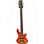 Used Schecter Guitar Research Damien Elite 5 String Honey Burst Electric Bass Guitar thumbnail