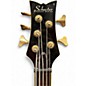 Used Schecter Guitar Research Damien Elite 5 String Honey Burst Electric Bass Guitar