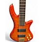 Used Schecter Guitar Research Damien Elite 5 String Honey Burst Electric Bass Guitar