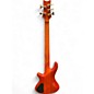 Used Schecter Guitar Research Damien Elite 5 String Honey Burst Electric Bass Guitar