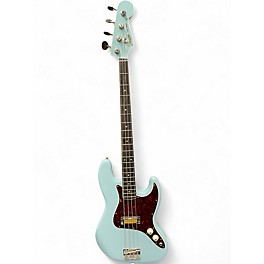 Used Fender GOLD FOIL JAZZ BASS Sonic Blue Electric Bass Guitar