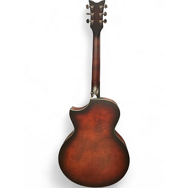 Used Schecter Guitar Research Orleans Stage Acoustic Maroon Acoustic Guitar