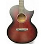 Used Schecter Guitar Research Orleans Stage Acoustic Maroon Acoustic Guitar