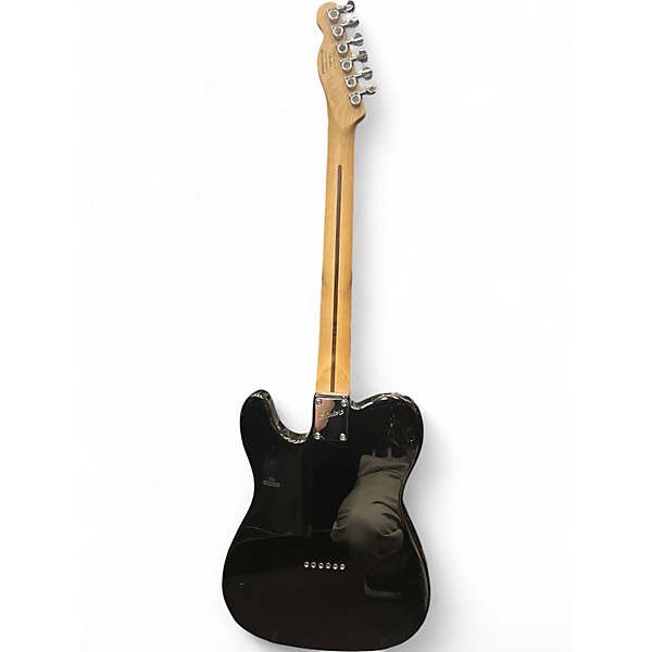 Used Squier Telecaster Black Solid Body Electric Guitar