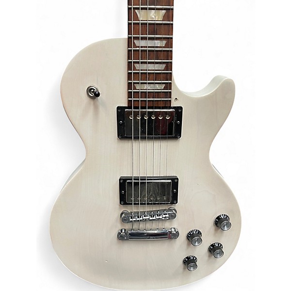Used Gibson Les Paul LPJ White Solid Body Electric Guitar