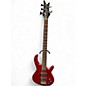 Used Dean ZELINSKY TTB195MULE Crimson Red Trans Electric Bass Guitar thumbnail