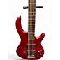 Used Dean ZELINSKY TTB195MULE Crimson Red Trans Electric Bass Guitar