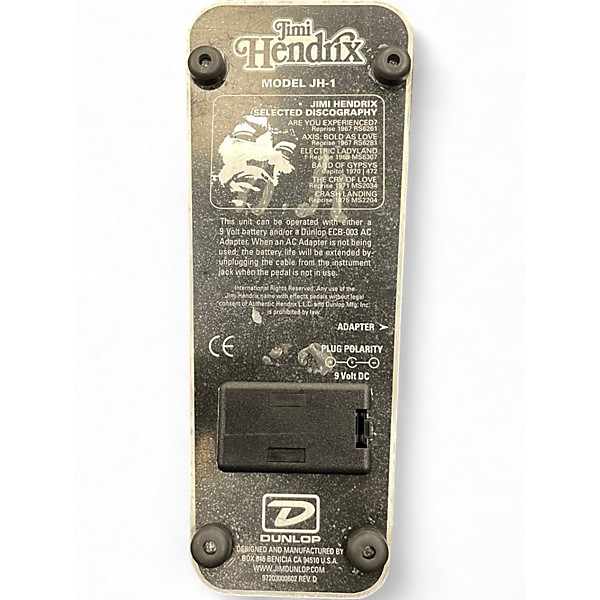 Used Dunlop JH1B Jimi Hendrix Signature Wah Effect Pedal