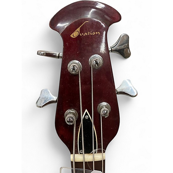 Vintage 1960s Ovation TYPHOON RED Electric Bass Guitar