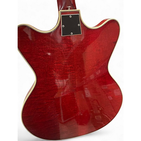 Vintage 1960s Ovation TYPHOON RED Electric Bass Guitar