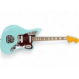 Used Squier classic vibe jaguar Daphne Blue Solid Body Electric Guitar