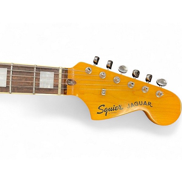 Used Squier classic vibe jaguar Daphne Blue Solid Body Electric Guitar