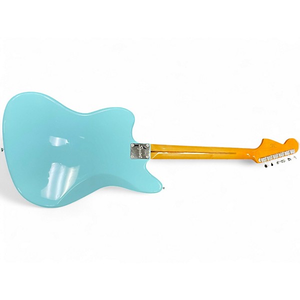 Used Squier classic vibe jaguar Daphne Blue Solid Body Electric Guitar
