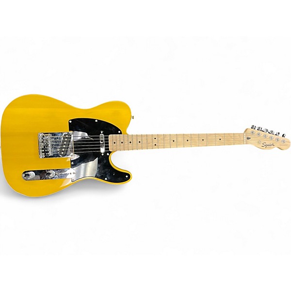 Used Squier Telecaster Butterscotch Solid Body Electric Guitar