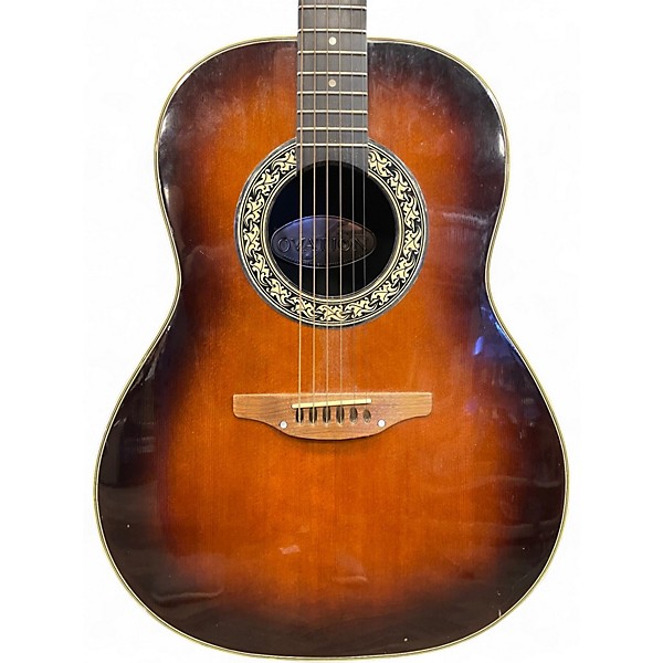 Used Ovation 1111 Tobacco Sunburst Acoustic Guitar