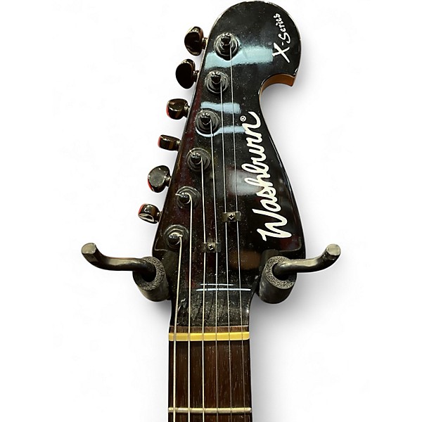Used Washburn Series X Black Solid Body Electric Guitar