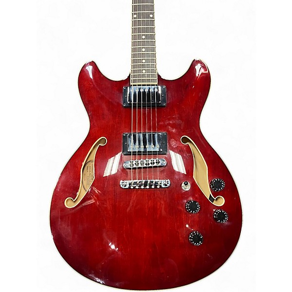 Used Ibanez AS73 Artcore Wine Red Hollow Body Electric Guitar